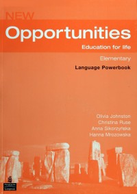 New Opportunities Education For Life Elementary : Language Powerbook